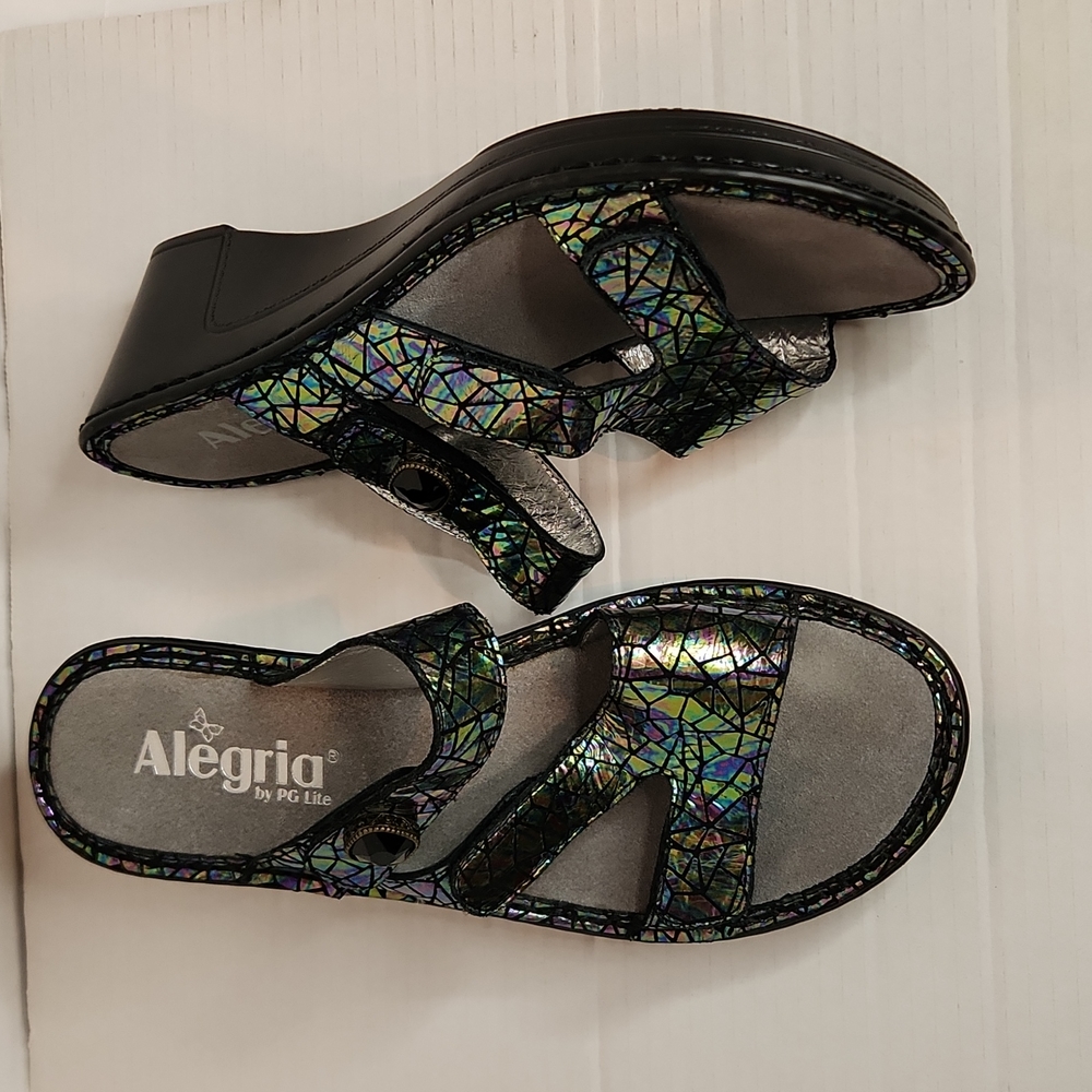 Alegria Women's Slip-on Sandals Leather  Size 36